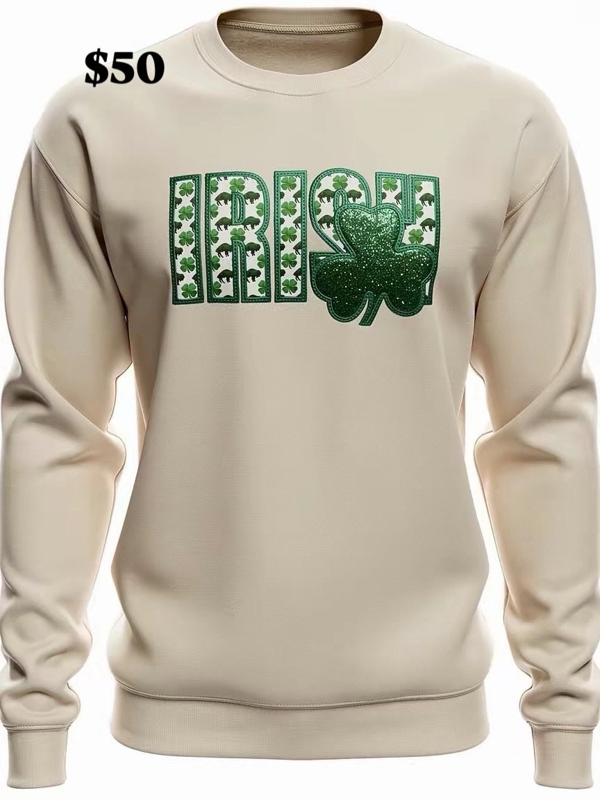 Irish with Shamrock